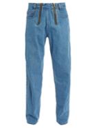 Gmbh Cyrus Zip-detail Wide-leg Jeans