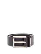Matchesfashion.com Givenchy - Logo-engraved Leather Belt - Mens - Black