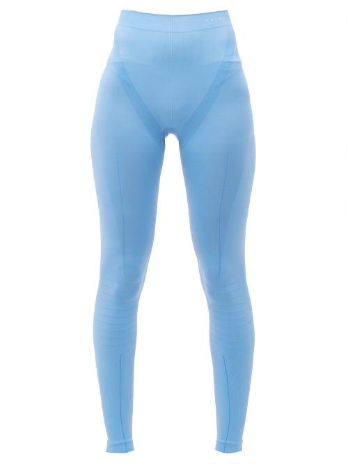 Matchesfashion.com Falke - Warm Sports Leggings - Womens - Light Blue