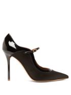 Matchesfashion.com Malone Souliers - Corina Satin Mary Jane Pumps - Womens - Black