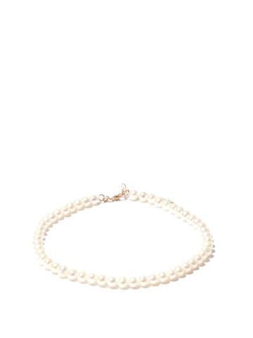 Matchesfashion.com Mateo - Not Your Mother's Pearl & 14kt Gold Anklet - Womens - Pearl