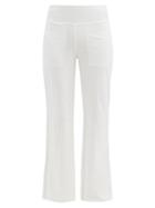 Ladies Lingerie Lunya - Cool High-rise Cotton-blend Jersey Trousers - Womens - White