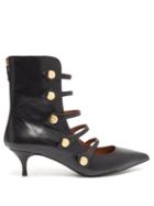 Matchesfashion.com Tabitha Simmons - Levi Cut Out Leather Ankle Boots - Womens - Black