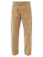 Ymc - Papa Straight-leg Cotton-corduroy Jeans - Mens - Beige