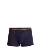 Matchesfashion.com Paul Smith - Artist Stripe Cotton Boxer Shorts - Mens - Navy