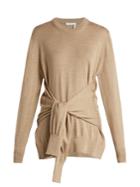 Chloé Knotted Sleeve-waist Wool Sweater