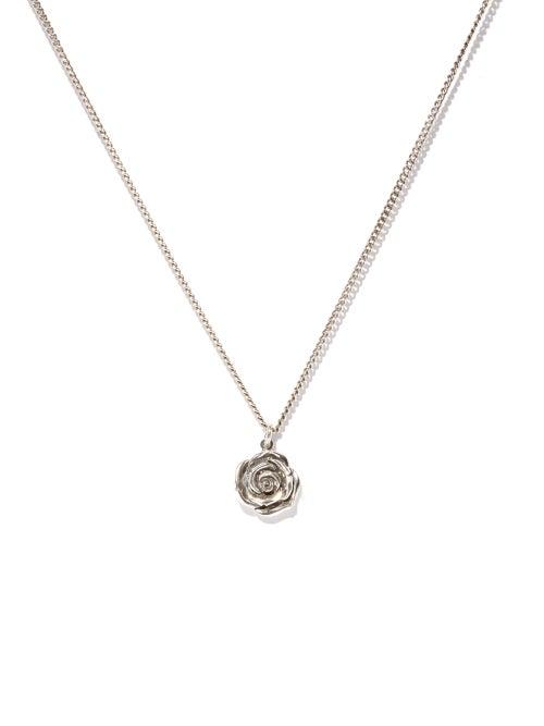 Emanuele Bicocchi - Rose Sterling-silver Necklace - Mens - Silver