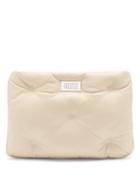 Maison Margiela - Glam Slam Quilted Leather Pouch - Womens - Cream