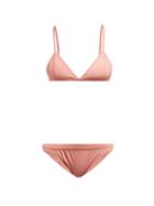 Matchesfashion.com Haight - Taping Triangle Top Bikini Set - Womens - Pink