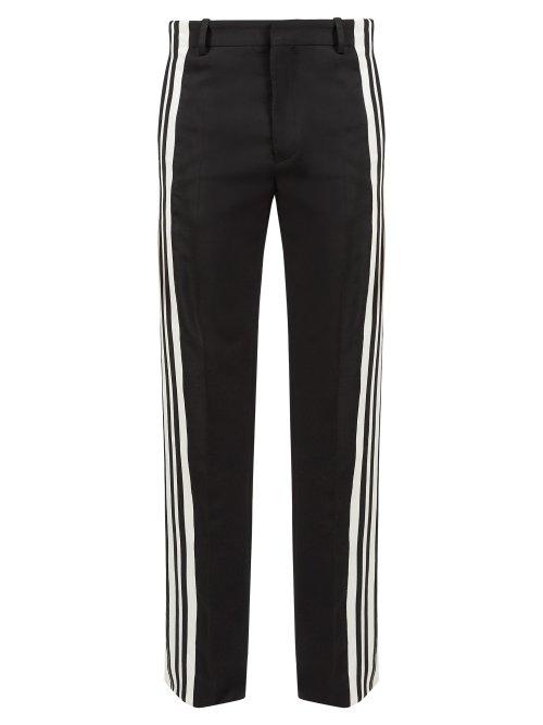Matchesfashion.com Balenciaga - Side Striped Track Pants - Mens - Black White