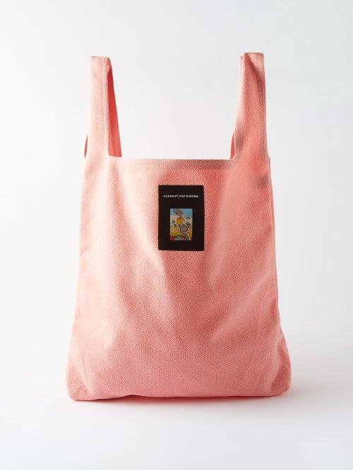 Kvadrat X Raf Simons - Vidar Worsted Wool-blend Tote - Mens - Pink