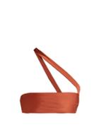 Matchesfashion.com Jade Swim - Halo One Shoulder Bikini Top - Womens - Dark Red