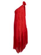 Missoni Mare Zigzag-knit Asymmetric Kaftan