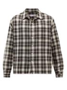Erl - Checked-cotton Shirt - Mens - Brown