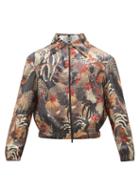 Matchesfashion.com Boramy Viguier - Rooster-print Satin Coach Jacket - Mens - Multi