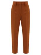 Matchesfashion.com Acne Studios - Str02 Tailored Canvas Trousers - Womens - Brown