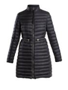 Moncler Agatelon High-neck Quilted Down Coat