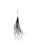 Hillier Bartley Paperclip Gold-plated Feather Earring