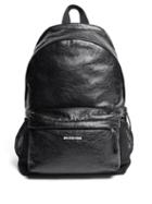 Matchesfashion.com Balenciaga - Explorer Textured-leather Backpack - Mens - Black