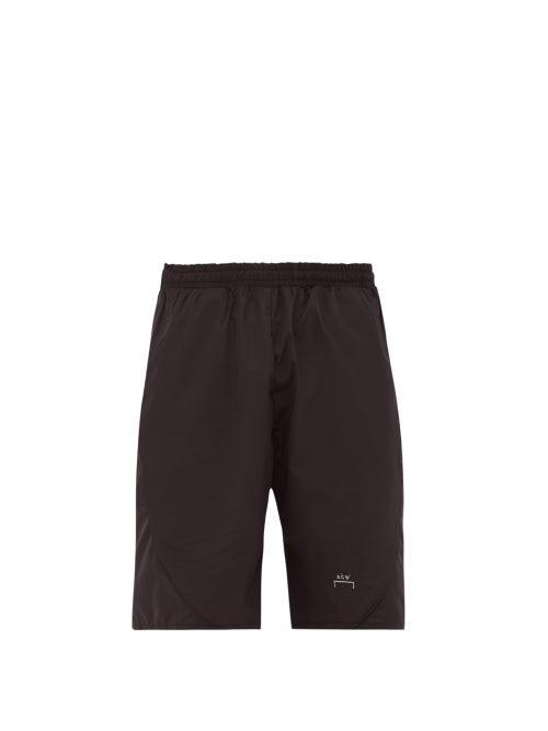 Matchesfashion.com A-cold-wall* - Logo Print Technical Shell Shorts - Mens - Black