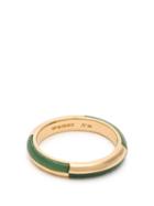 Matchesfashion.com Marc Alary - Deco 18kt Gold & Chrysoprase Ring - Womens - Yellow Gold