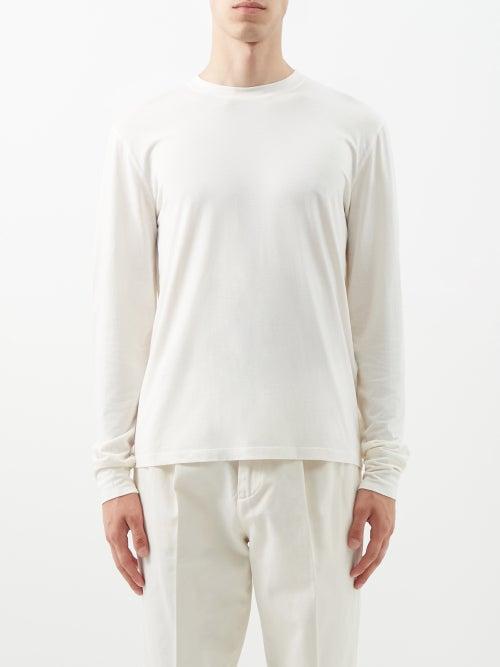 Tom Ford - Lyocell-blend Jersey T-shirt - Mens - White