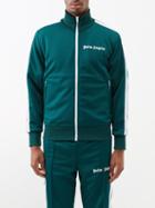 Palm Angels - Logo-print Track Jacket - Mens - Green White