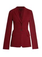 Joseph Single-breasted Linen-blend Blazer