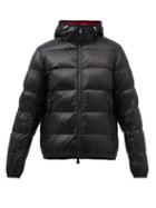 Moncler Grenoble - Hintertux Hooded Quilted Down Coat - Mens - Black