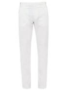 Matchesfashion.com Orlebar Brown - Campbell Cotton Blend Twill Trousers - Mens - White