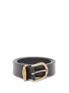 Matchesfashion.com Isabel Marant - Zadd Logo-engraved Leather Belt - Womens - Black