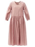 Matchesfashion.com S Max Mara - Adorno Dress - Womens - Light Pink