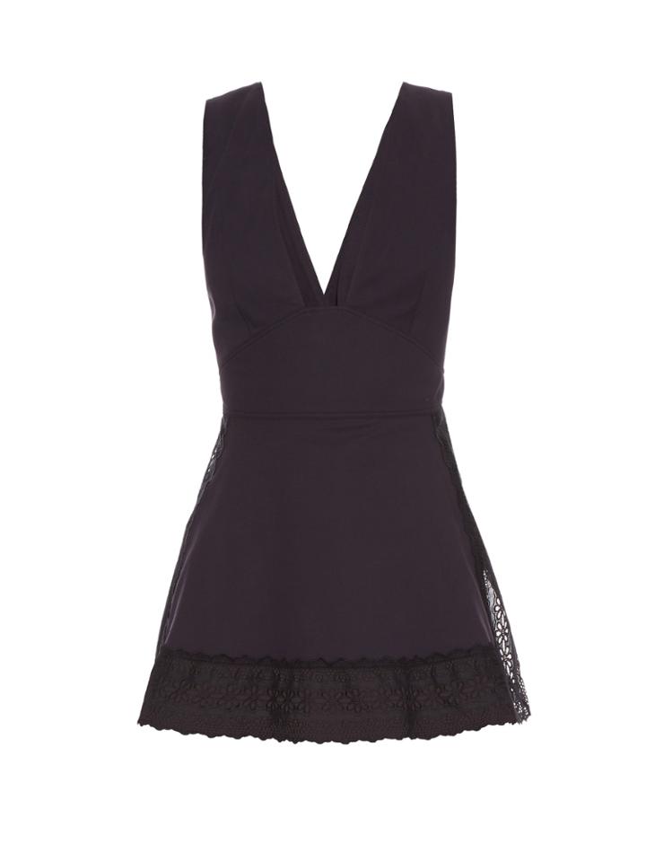 Stella Mccartney Amanda Broderie-anglaise Cotton-blend Top