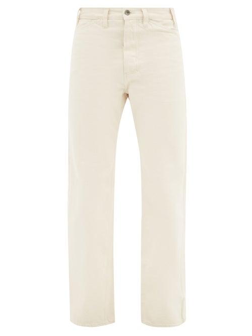L.e.j - Selvedge Straight-leg Jeans - Mens - Cream