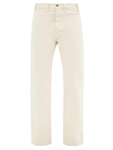 L.e.j - Selvedge Straight-leg Jeans - Mens - Cream
