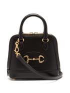 Matchesfashion.com Gucci - 1955 Horsebit Mini Leather Bag - Womens - Black