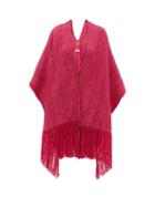 Matchesfashion.com Wehve - Ava Oversized Merino Blend Cape - Womens - Pink