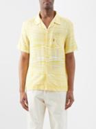 Missoni Mare - Space-dye Cuban-collar Shirt - Mens - Yellow Multi