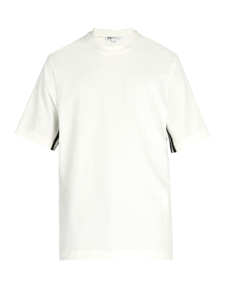 Y-3 Three Stripe Cotton-blend T-shirt