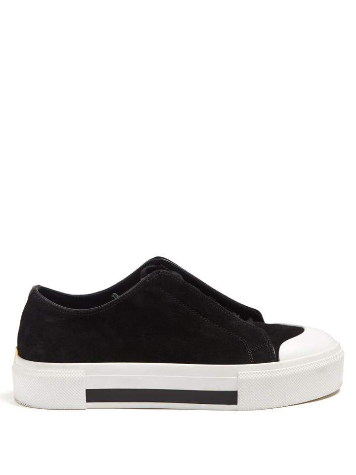 Alexander Mcqueen Low-top Velvet Trainers