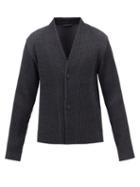 Homme Pliss Issey Miyake - Technical-pleated Check-tweed Jacket - Mens - Navy