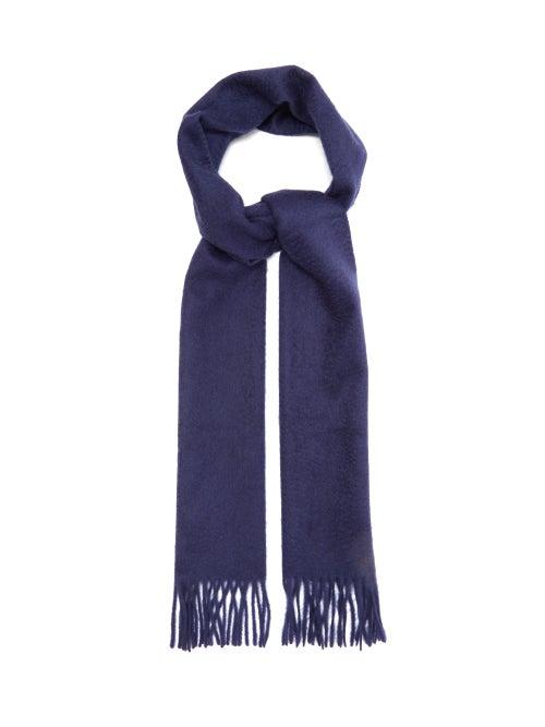 Matchesfashion.com Paul Smith - Fringed Cashmere Scarf - Mens - Blue