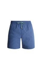 Matchesfashion.com Stella Mccartney - Straight Leg Swim Shorts - Mens - Light Blue