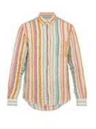 Matchesfashion.com President's - Chatham Striped Linen Shirt - Mens - Multi