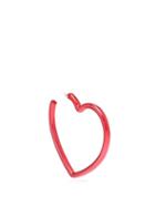 Matchesfashion.com Balenciaga - Oversized Heart Shaped Single Earring - Womens - Red
