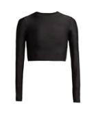 Matchesfashion.com Matteau - The Long Sleeve Sun Tee Swim Top - Womens - Black