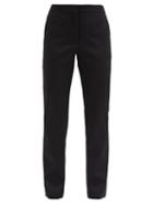 Matchesfashion.com Carolina Herrera - High-rise Wool-blend Tailored Trousers - Womens - Black