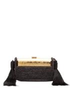 Matchesfashion.com Bienen-davis - Rgine Tassel Cross Body Bag - Womens - Black Gold