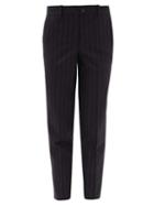 Matchesfashion.com Zanini - Tailored Pinstripe-wool Trousers - Womens - Blue Stripe