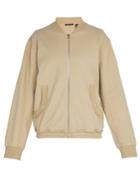 Helmut Lang Distressed Cotton Bomber Jacket